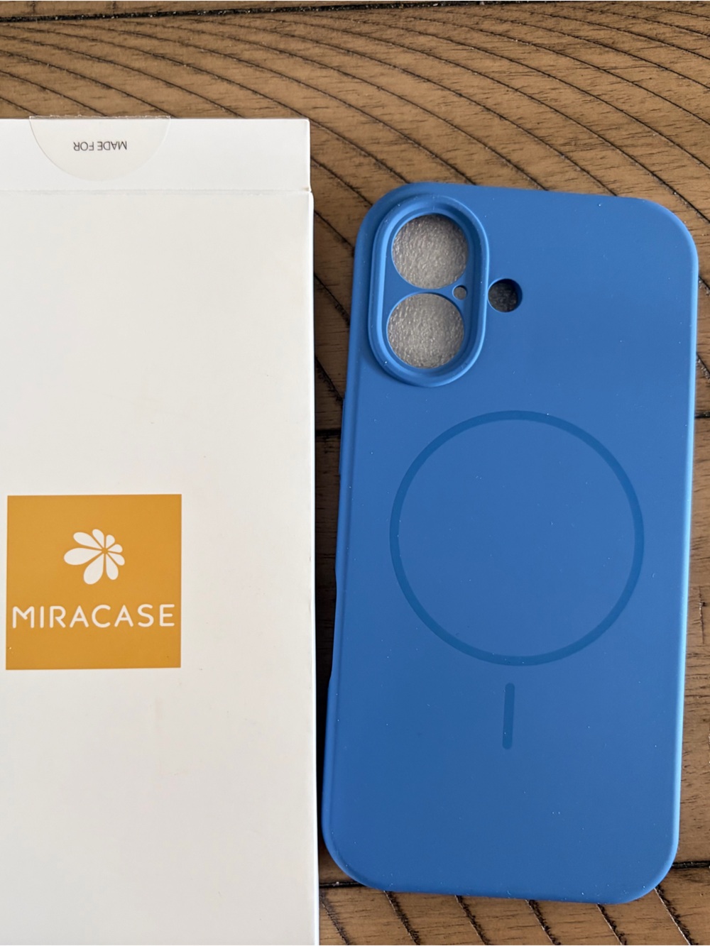 Blue Magnetic-Compatible Silicone Phone Case